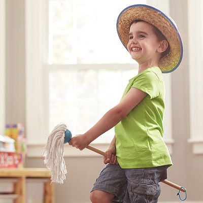 Melissa Doug Let s Play House Dust Sweep Mop Set