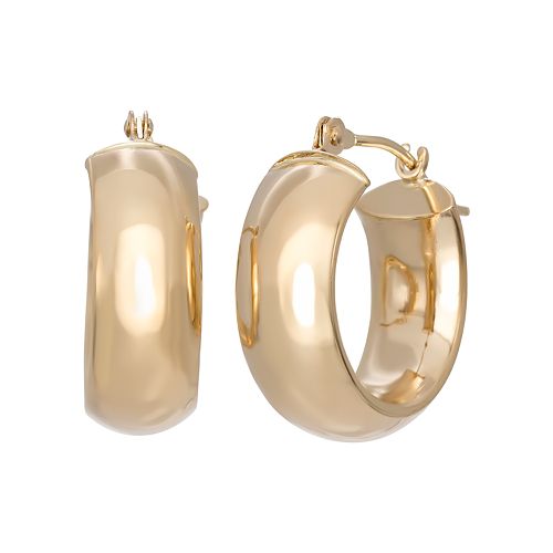 14k Gold Hoop Earrings