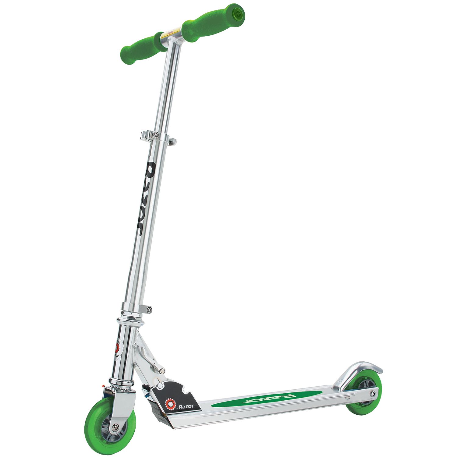 green scooter