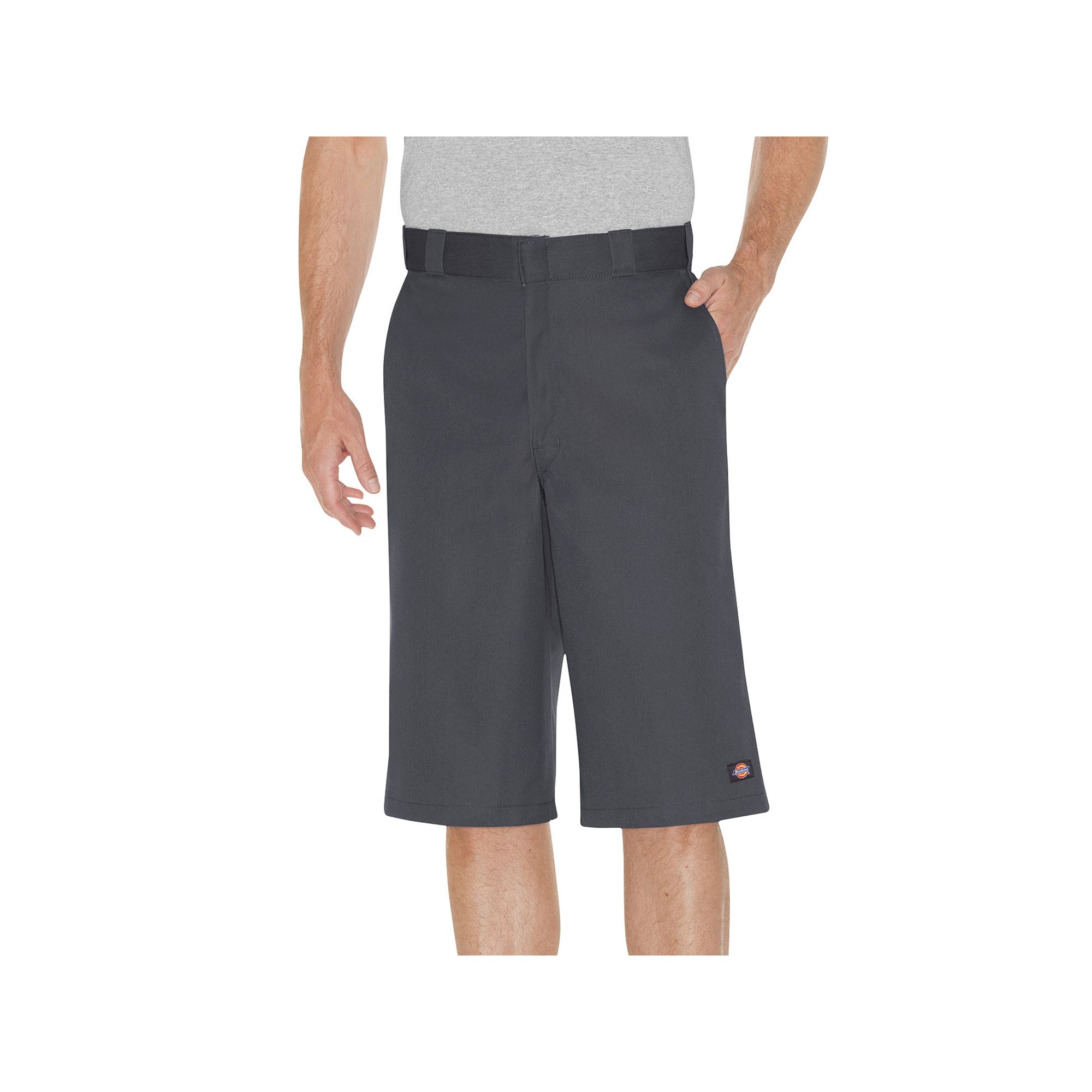 Mens Dickies Loose-Fit Multi-Pocket Work Shorts, Size: 30, Grey