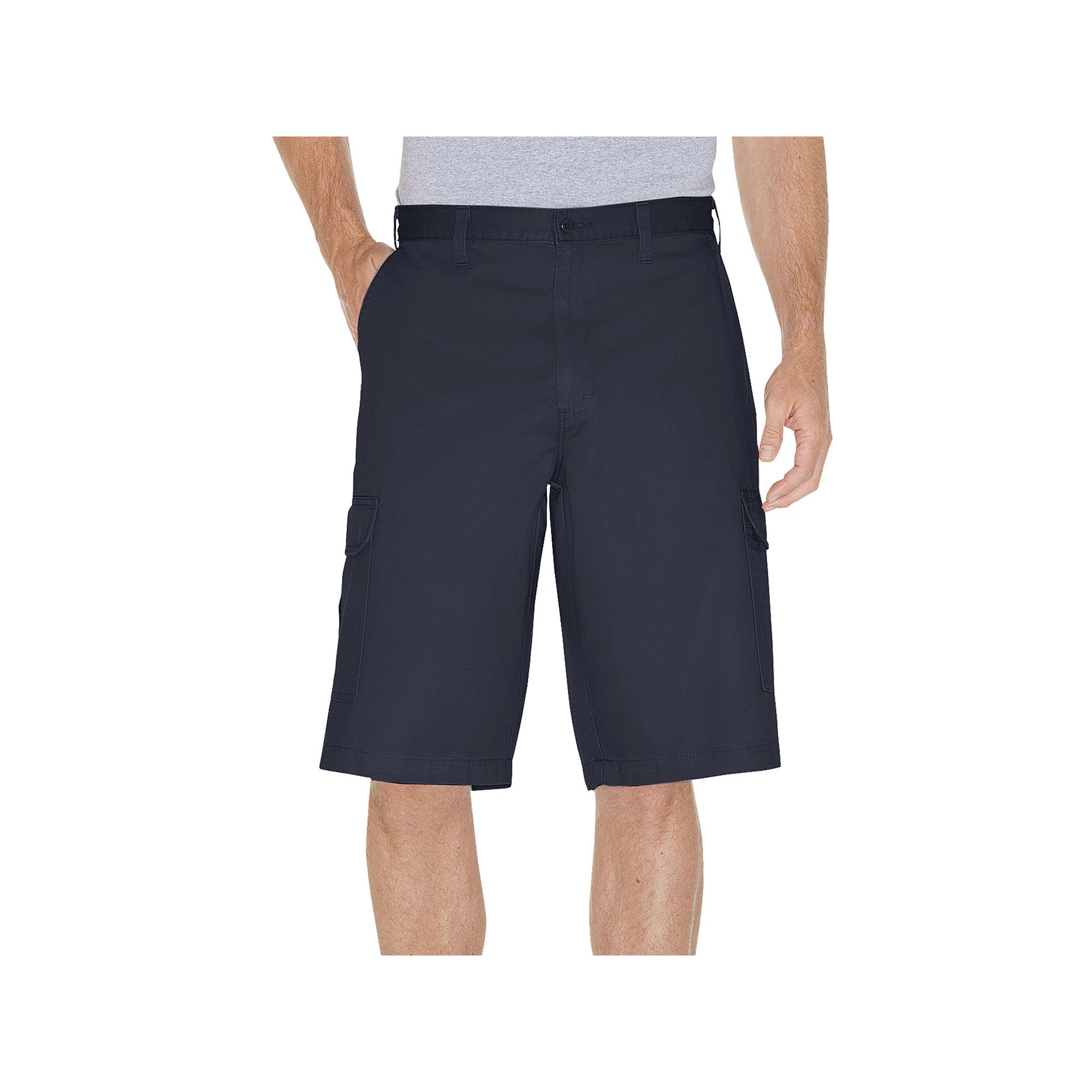 Mens Dickies Loose-Fit 6-Pocket Cargo Shorts, Size: 30, Dark Blue