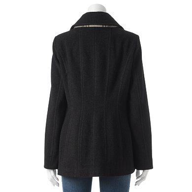 Women's Croft & Barrow® Wool-Blend Peacoat