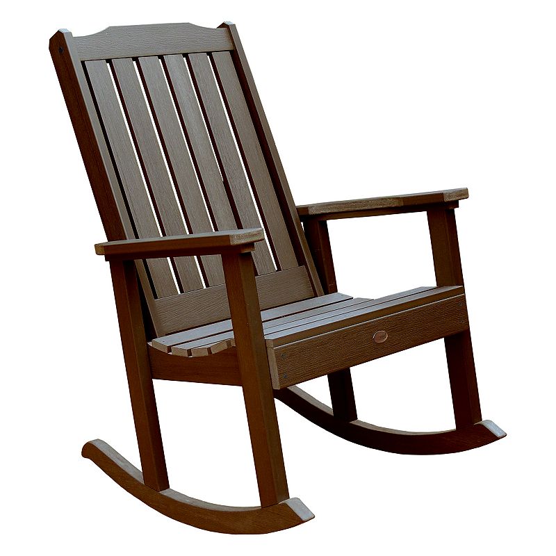 highwood Lehigh Outdoor Rocking Chair, Brown