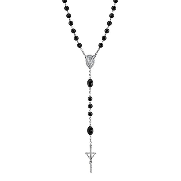 Rosary pendant store necklace