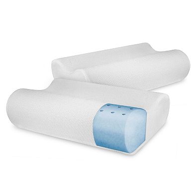SensorPEDIC Classic Contour 2-pack Memory Foam Pillow