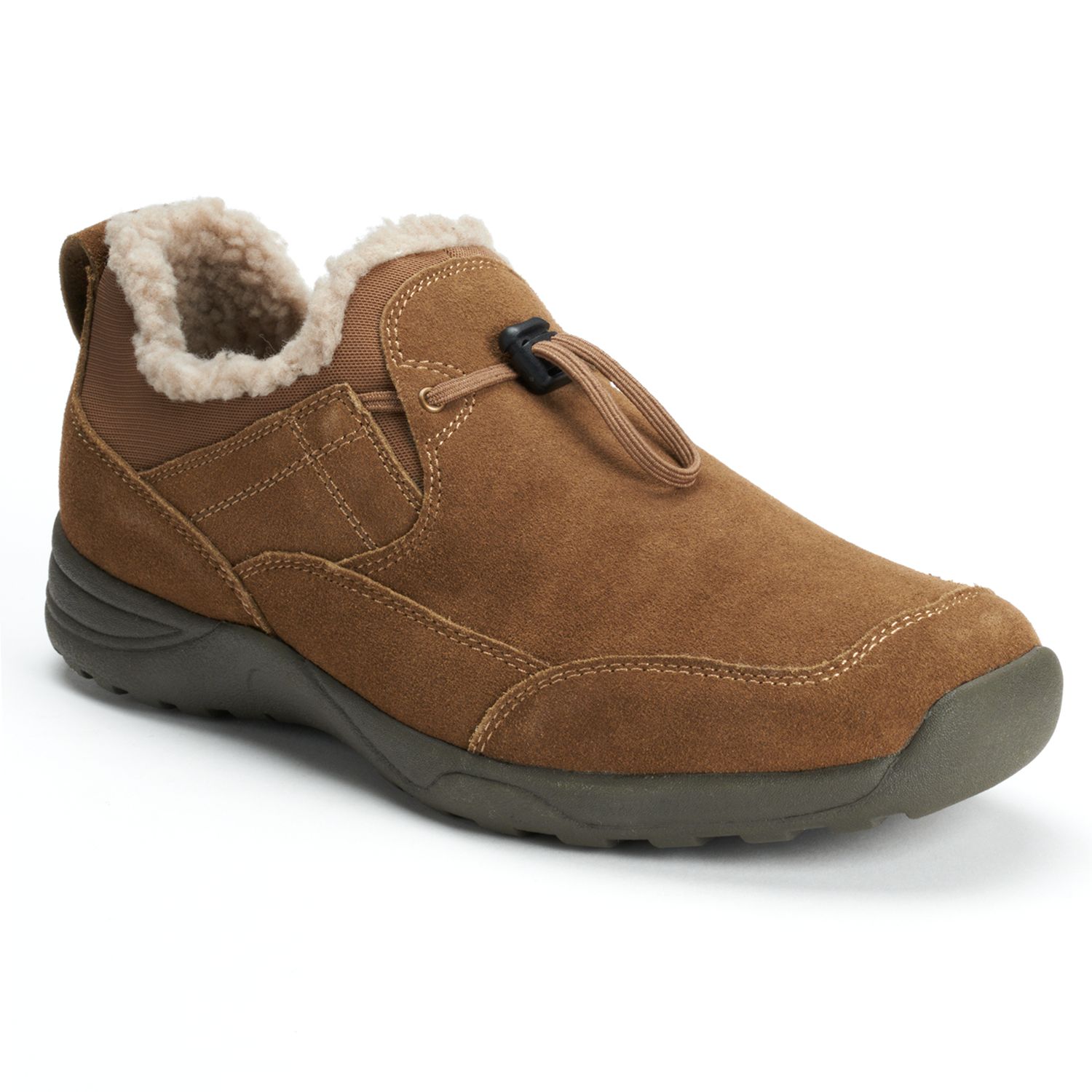 fleece lined slip on shoes