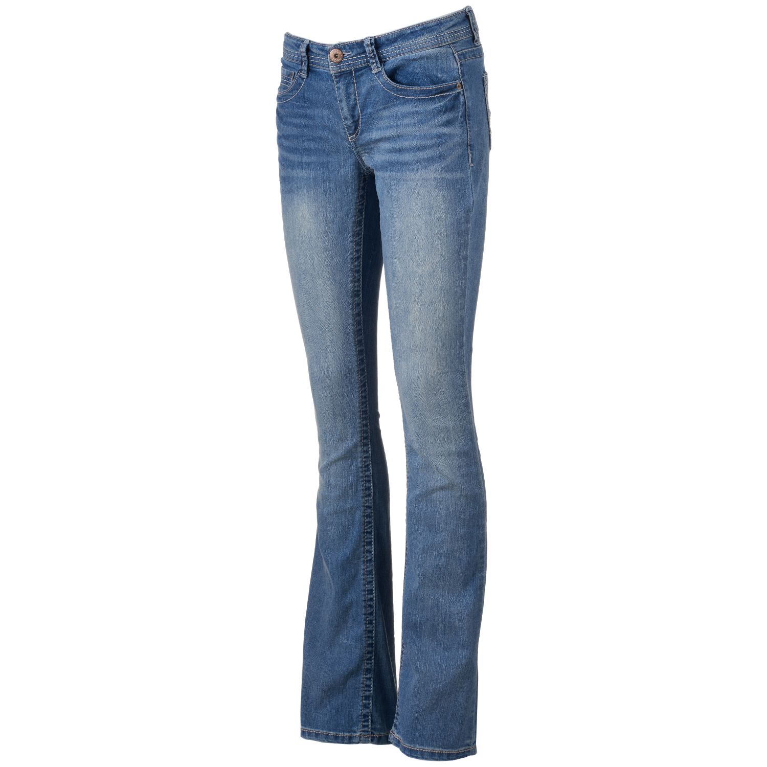 Angels Jeans Juniors Plus Size Long Inseam Bootcut Jeans in Albee Size