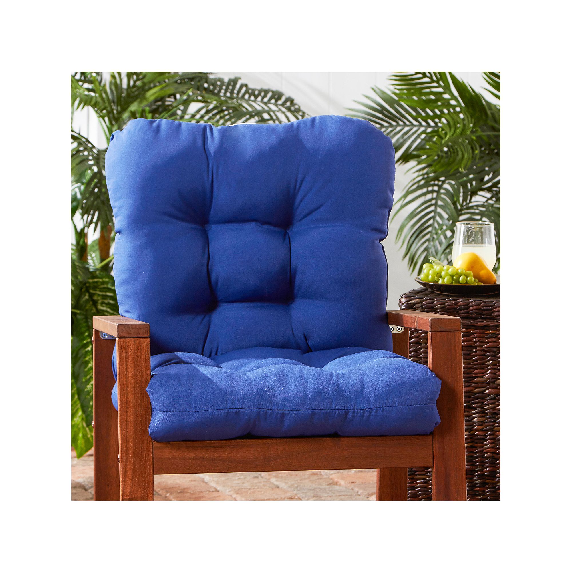 Greendale Home Fashions Seat & Back Outdoor Chair Cushion, Capri