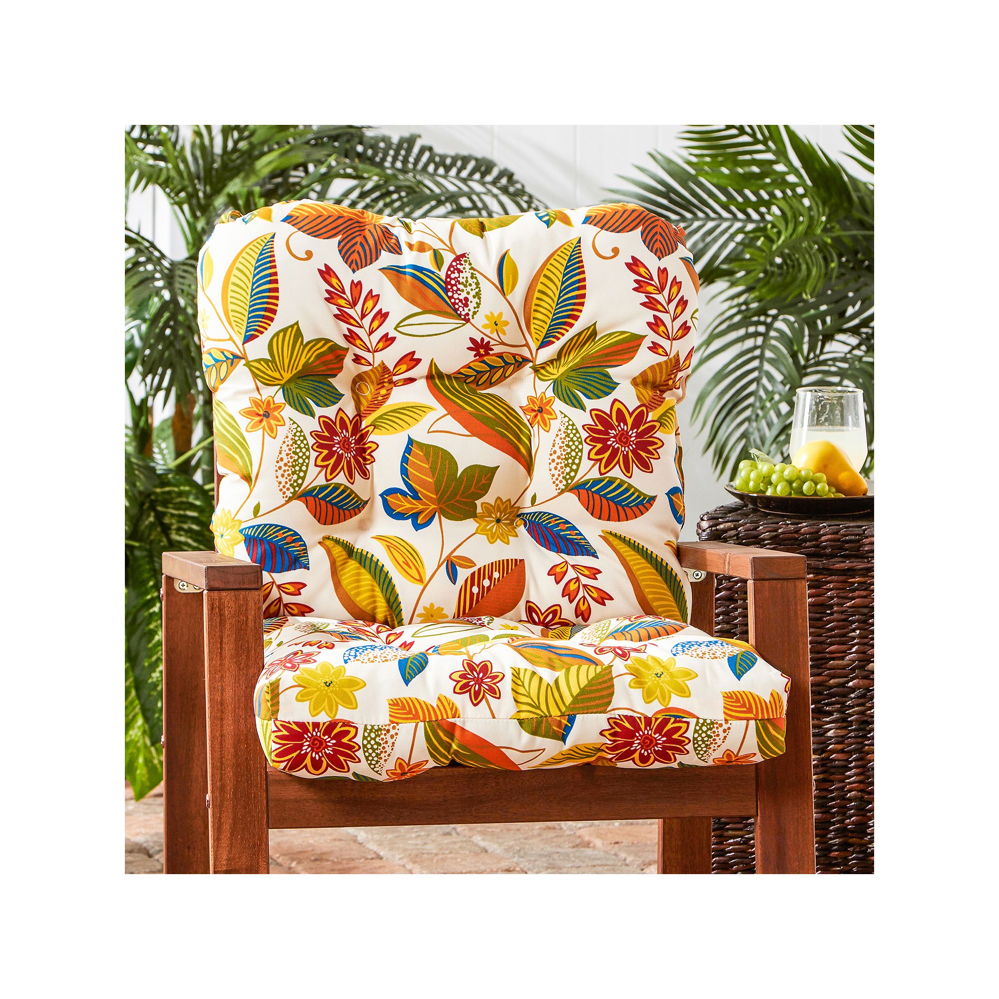 Greendale Home Fashions Seat & Back Outdoor Chair Cushion, Skyworks