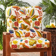 White Patio Outdoor Chair Pads Cushions Decorative Pillows Chair Pads Home Decor Kohl s