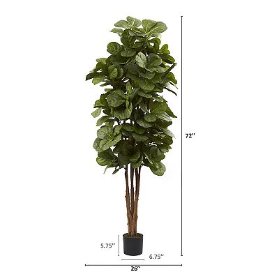 nearly natural 6-ft. Fiddle Leaf Fig Tree