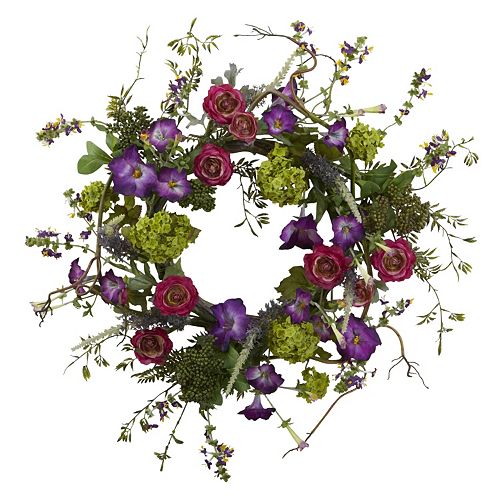 nearly natural Veranda Garden Wreath