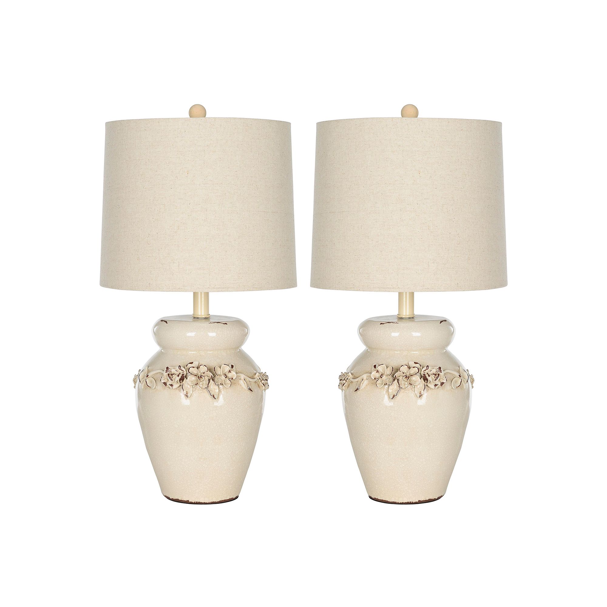 Safavieh 2-piece Marquesa Vase Table Lamp Set, Ivory
