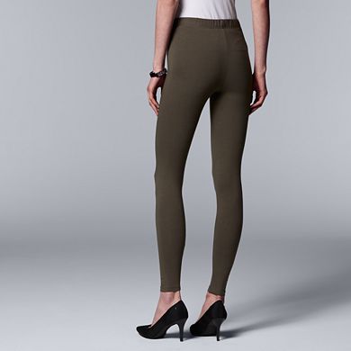 Women's Simply Vera Vera Wang Solid Leggings