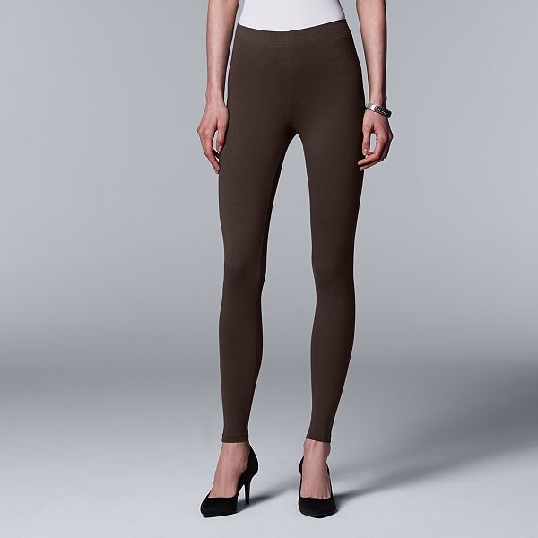 Stylish and Functional Simply Vera Wang Legging Pants with Pockets