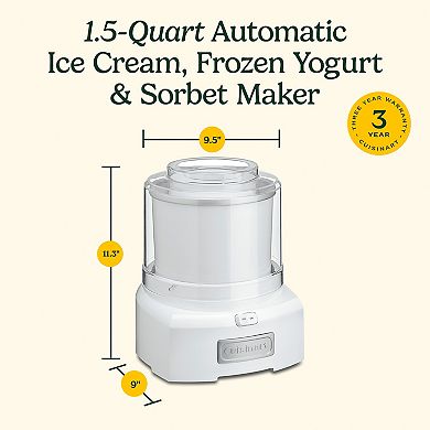 Cuisinart® Ice Cream, Frozen Yogurt & Sorbet Maker