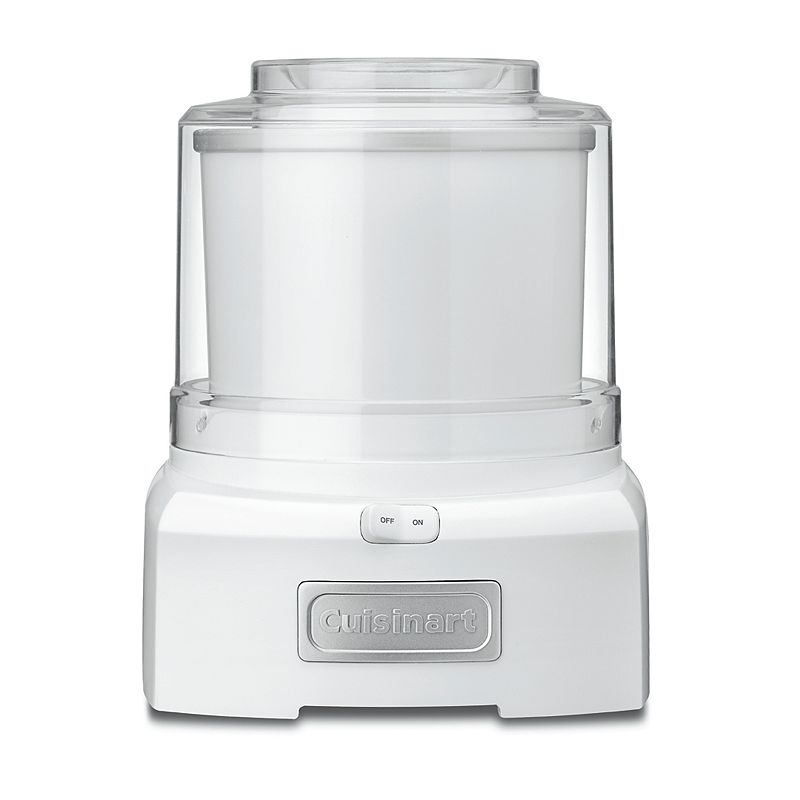 Cuisinart - 1.5-Quart Ice Cream and Sorbet Maker - White