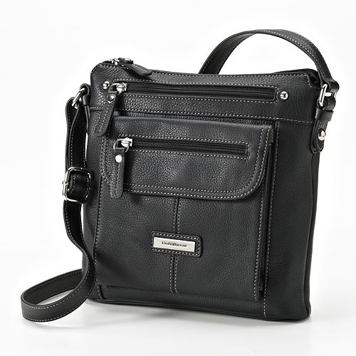 kohls crossbody leather bags