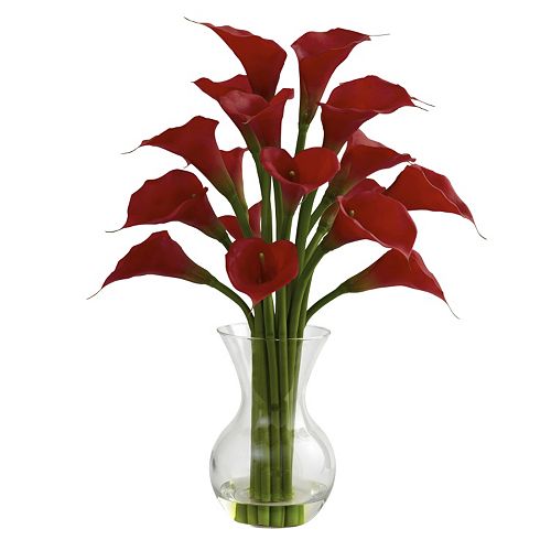 nearly natural Galla Calla Lily Floral Arrangement
