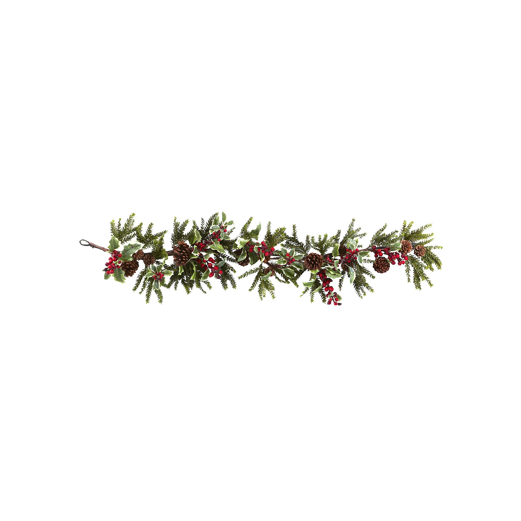 nearly natural Holly Berry Christmas Garland, Red