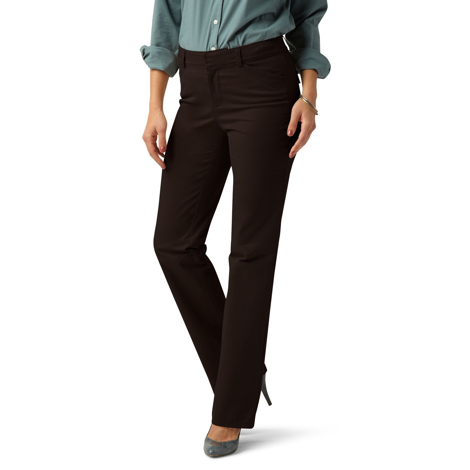 kohls lee pants womens