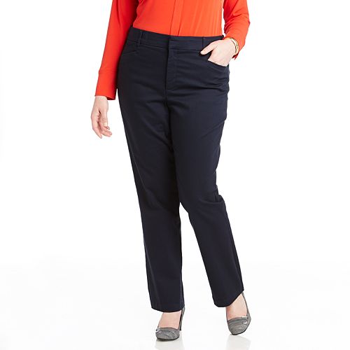 gloria vanderbilt dress pants plus size