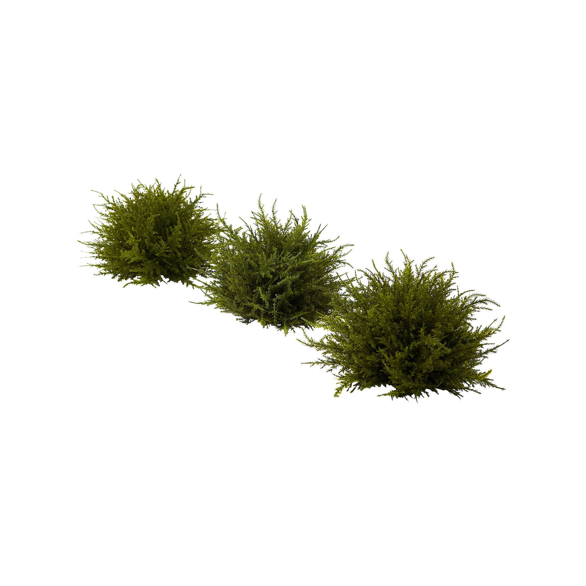 nearly natural 3-pc. Cedar Ball Set, Green