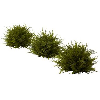 nearly natural 3 pc Cedar Ball Set