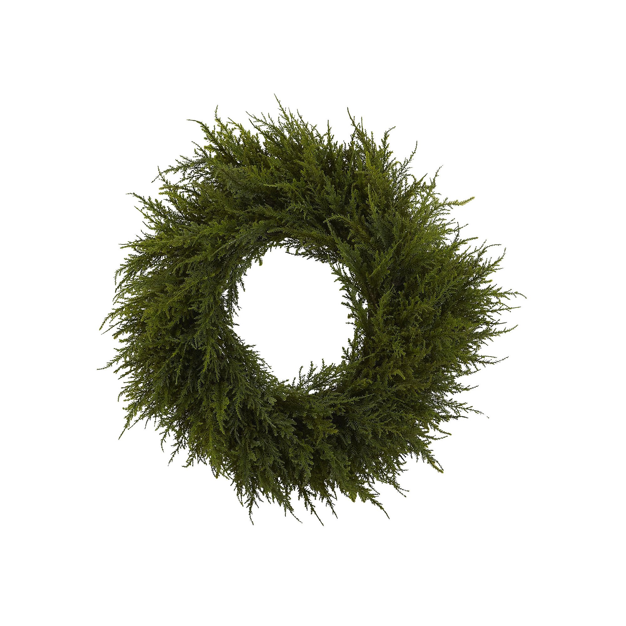 nearly natural Cedar Christmas Wreath, Green