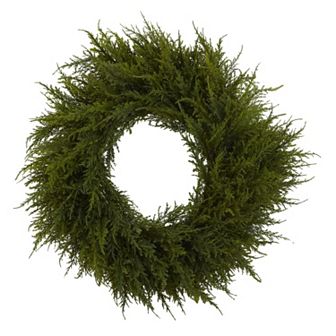 nearly natural Cedar Christmas Wreath
