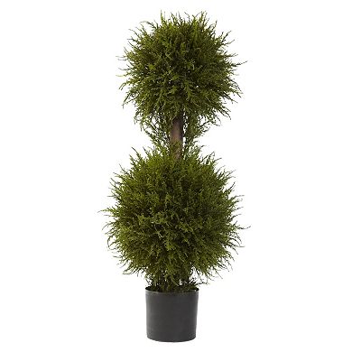 nearly natural Pre-Lit Cedar Topiary - Indoor