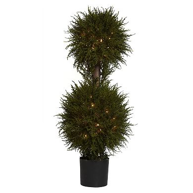 nearly natural Pre-Lit Cedar Topiary - Indoor