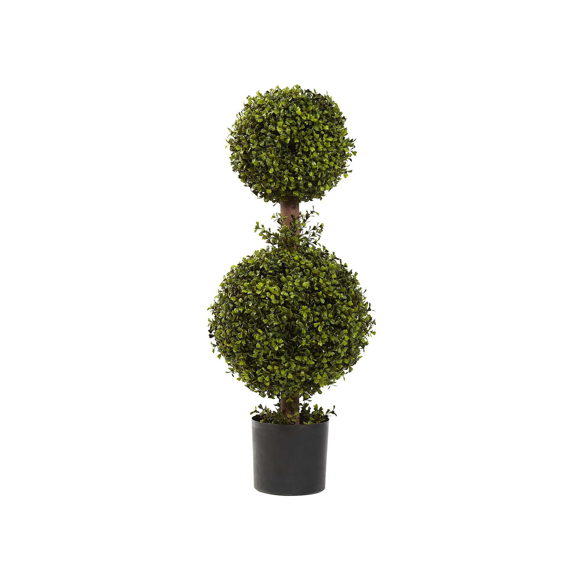 nearly natural Boxwood Double Topiary, Green