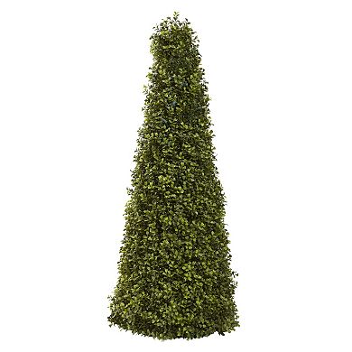 nearly natural Pre-Lit Boxwood Cone - Indoor