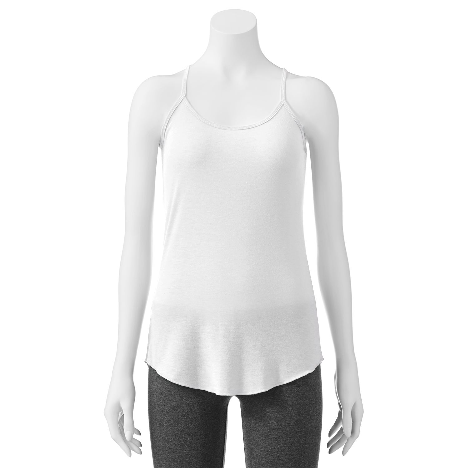 white racerback camisole