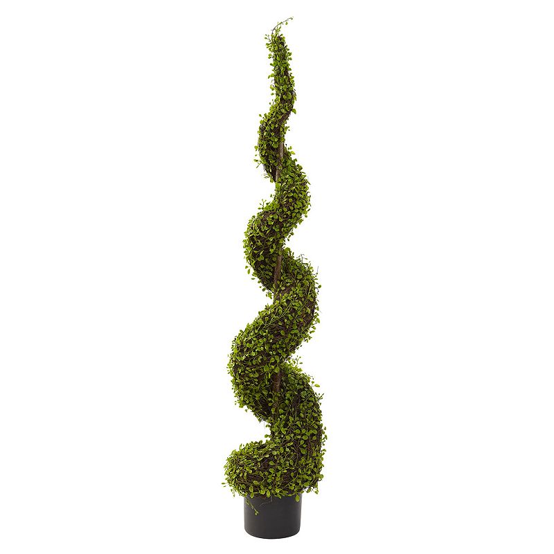 nearly natural 4-ft. Mohlenbechia Spiral Tree, Green