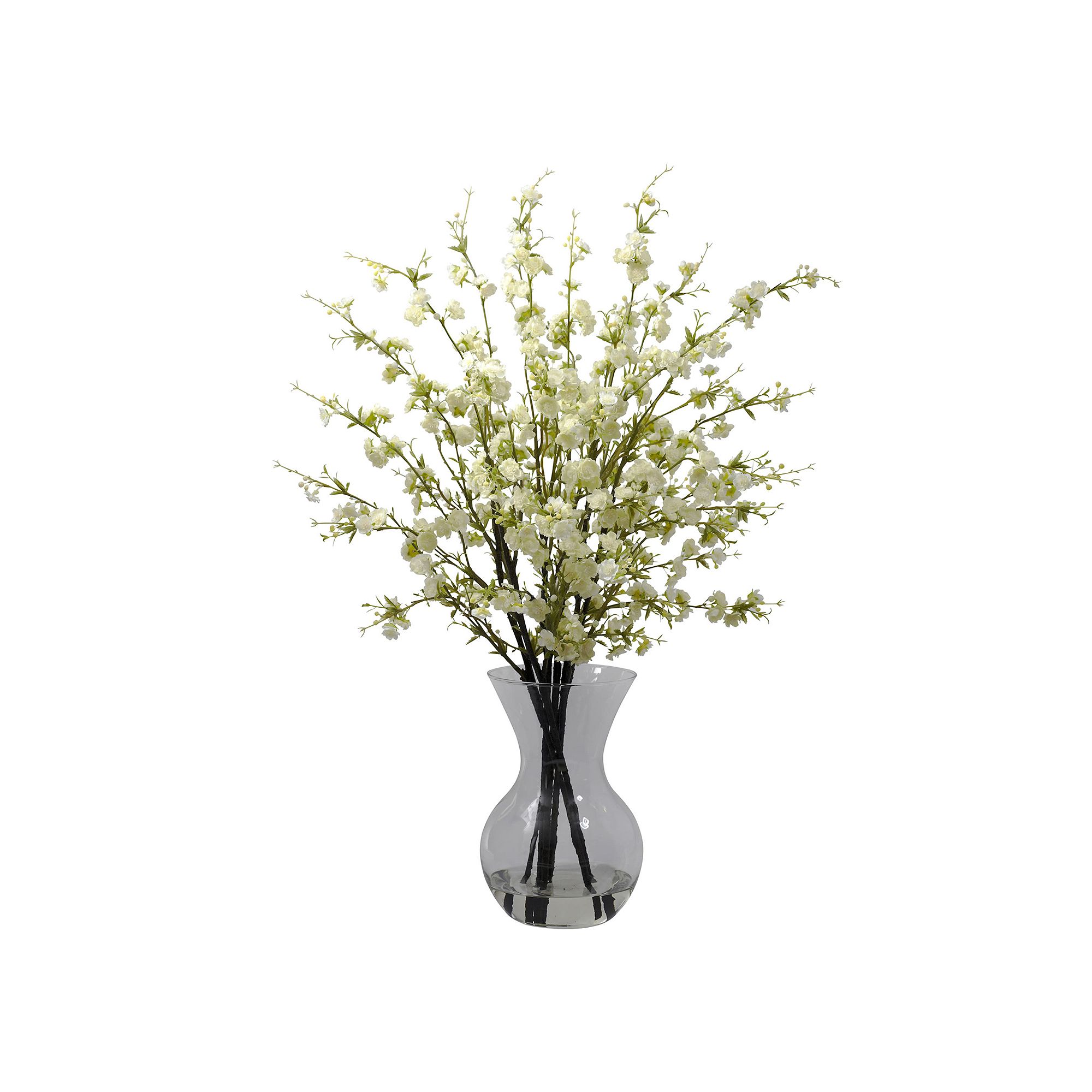nearly natural Cherry Blossoms Floral Arrangement, White