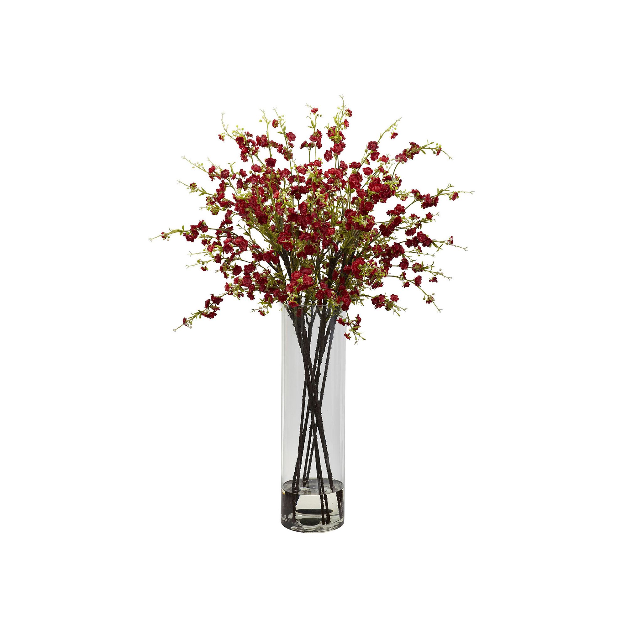 nearly natural Giant Cherry Blossoms Floral Arrangement, Red