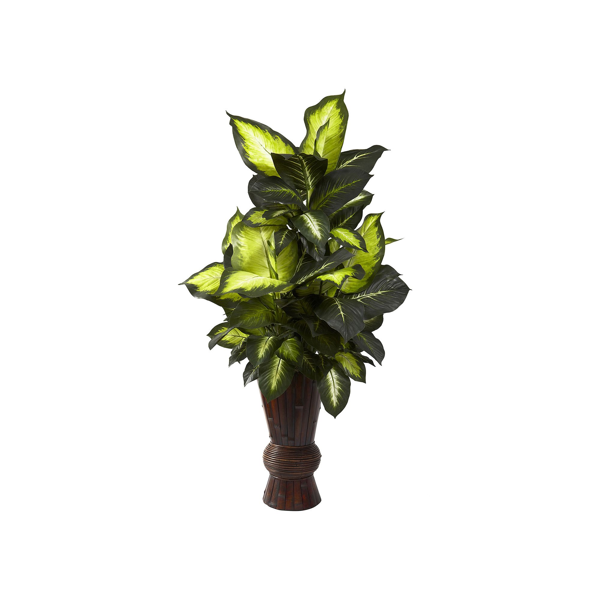 nearly natural 4.1-ft. Potted Dieffenbachia Plant, Green