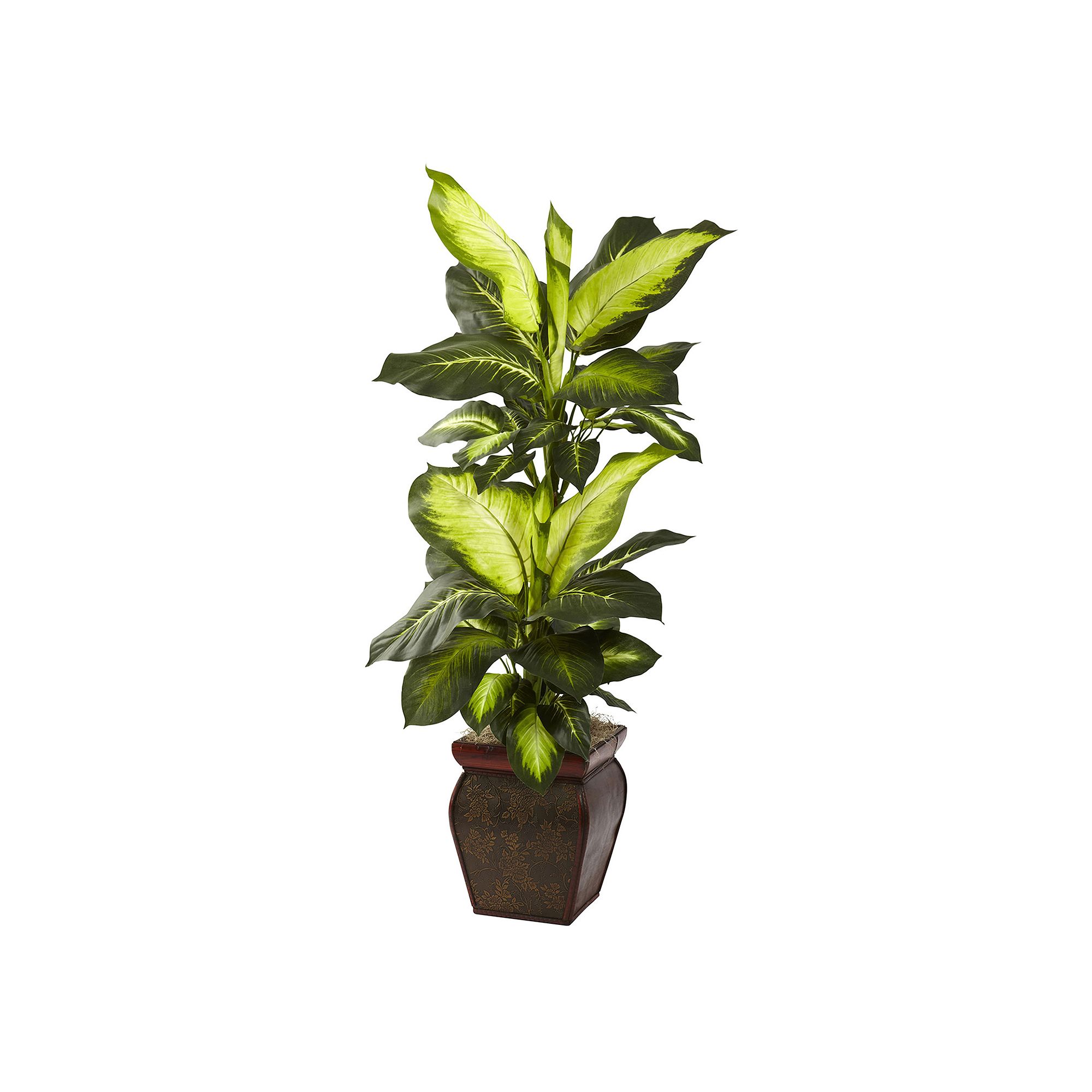 nearly natural 3 3/4-ft. Potted Dieffenbachia Plant, Green