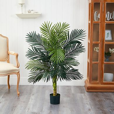 nearly natural 4-ft. Golden Cane Palm Tree