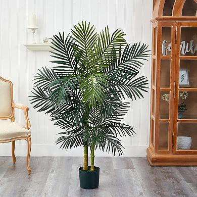 nearly natural 5-ft. Golden Cane Palm Tree