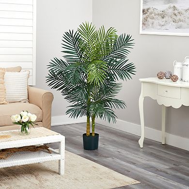 nearly natural 5-ft. Golden Cane Palm Tree