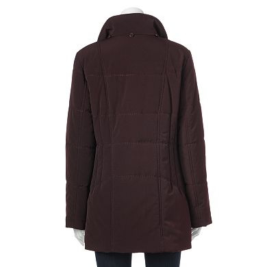 Women's Croft & Barrow® Hooded Quilted Parka