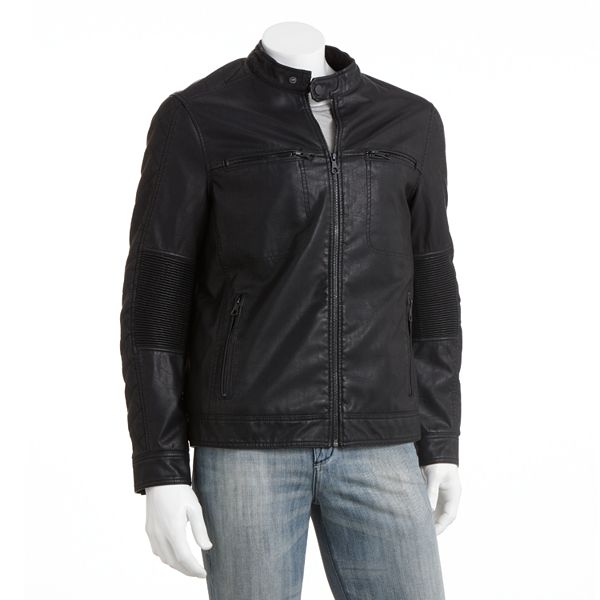 Marc Anthony Slim-Fit Quilted Moto Jacket - Men