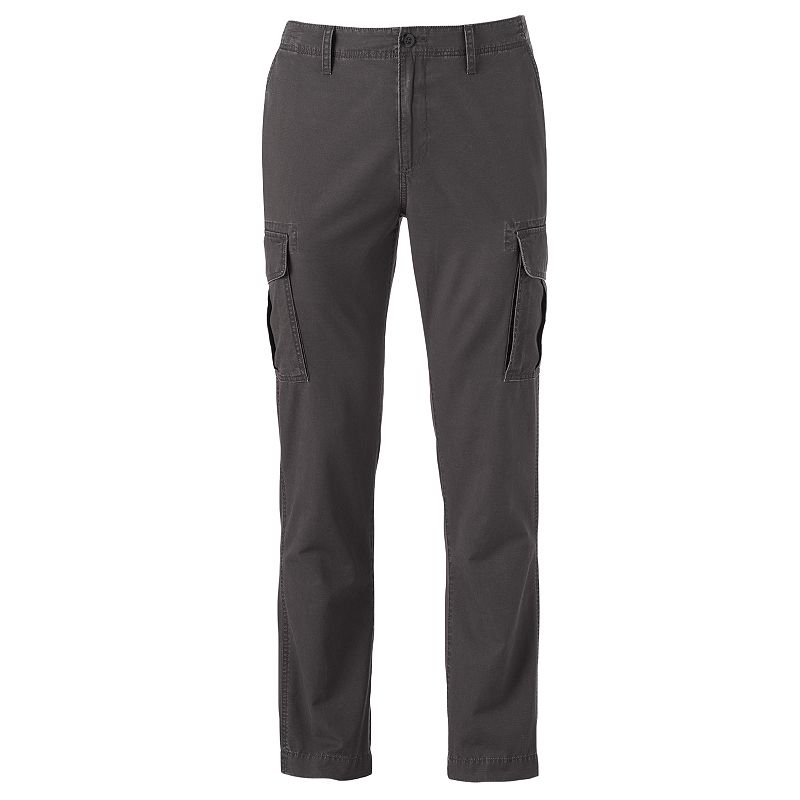 Men's SONOMA life + style® Slim-Fit Slubbed Twill Cargo Pants