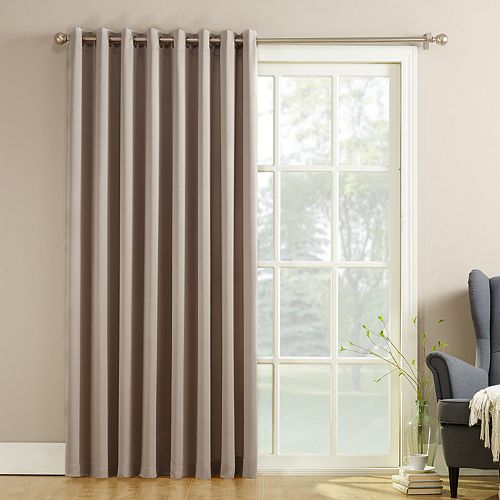 Sun Zero 1 Pack Gramercy Room Darkening Patio Door Window Curtain