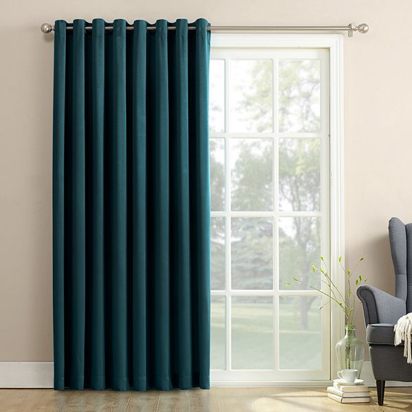 Sun Zero Gramercy Room Darkening Patio Door Curtain Panel