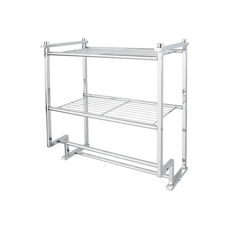 Organize It All Metro 2-Tier Wall Mounting Rack with Towel Bars (16988)