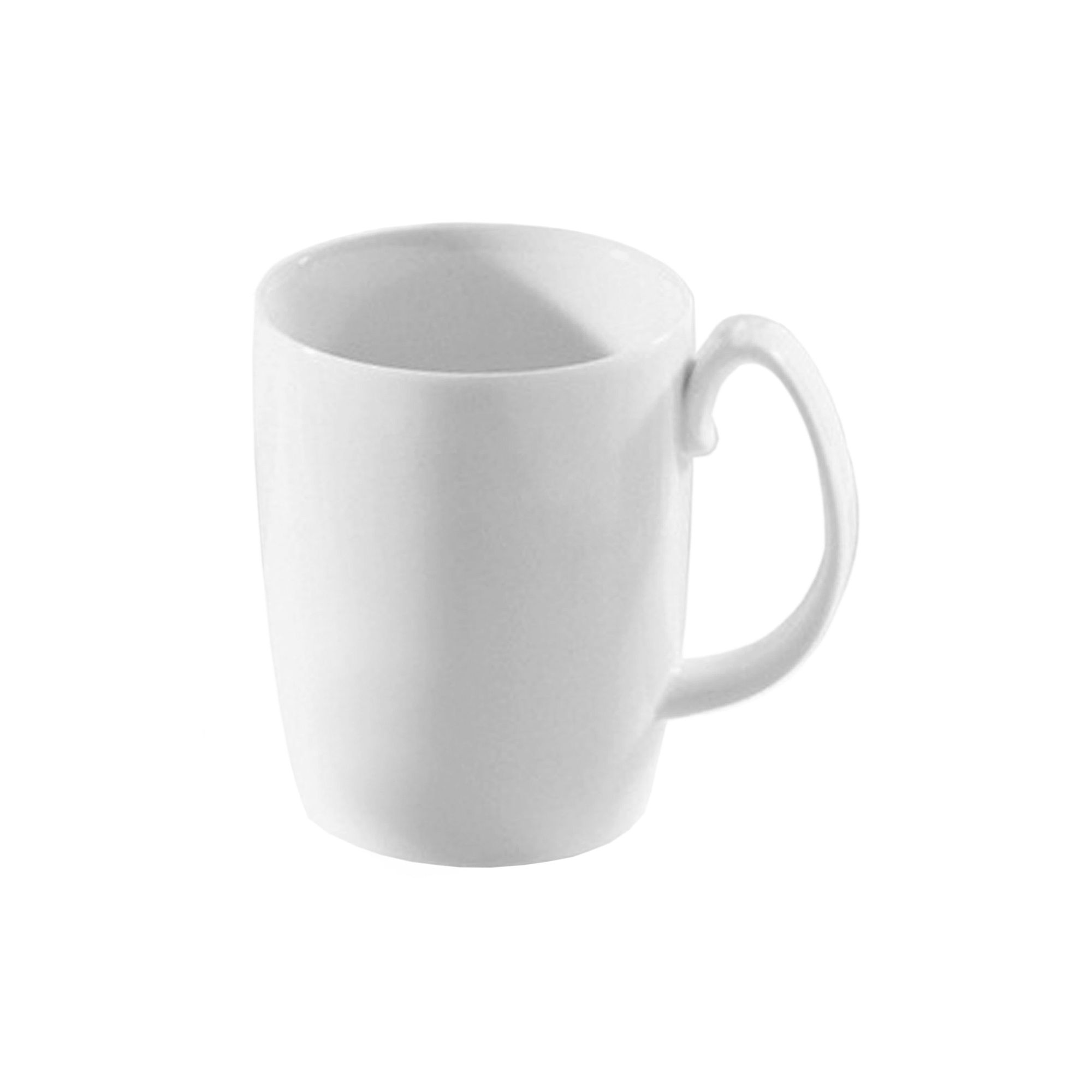 10 Strawberry Street Aurora Square 6-pc. Barrel Mug Set, White